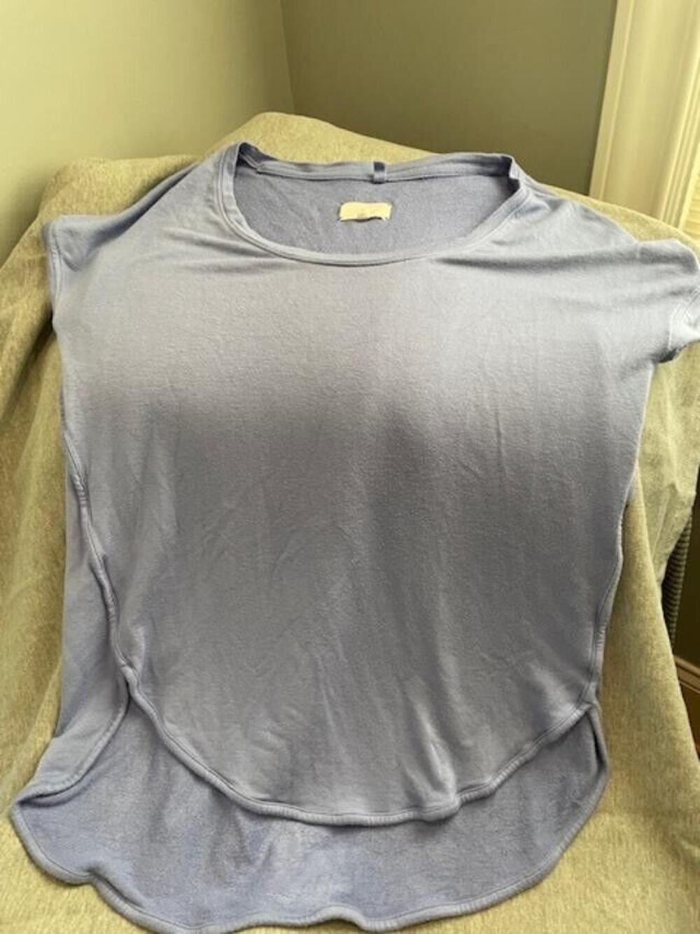 Women's Loft Lou & Grey Light Blue T-Shirt Tunic Size M - Picture 1 of 3
